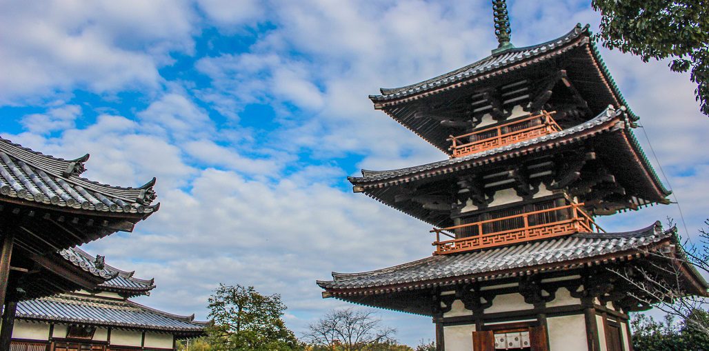 Хокки-дзи храмовый комплекс / Hokki-ji temple complex