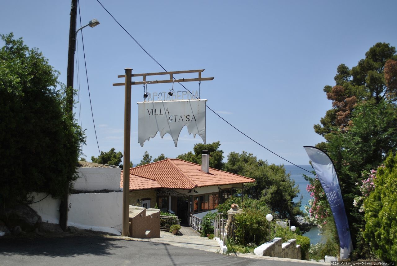 Ресторан морской кухни Villa Stasa Лутра, Греция