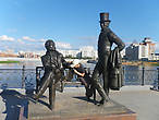 Пушкин с Онегиным