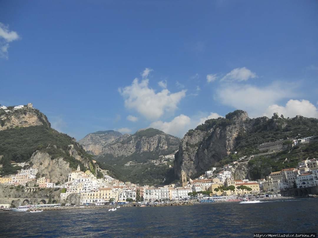 От Positano до Salerno вдоль побережья на скутере Костьера-Амальфиана – Амальфийское побережье, Италия