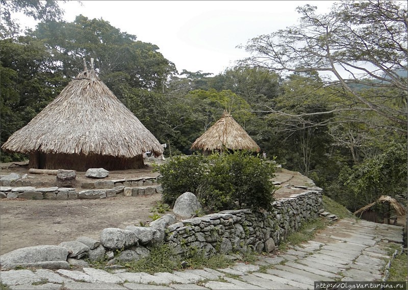 Селение Пуэблито Тайрона Национальный Парк, Колумбия