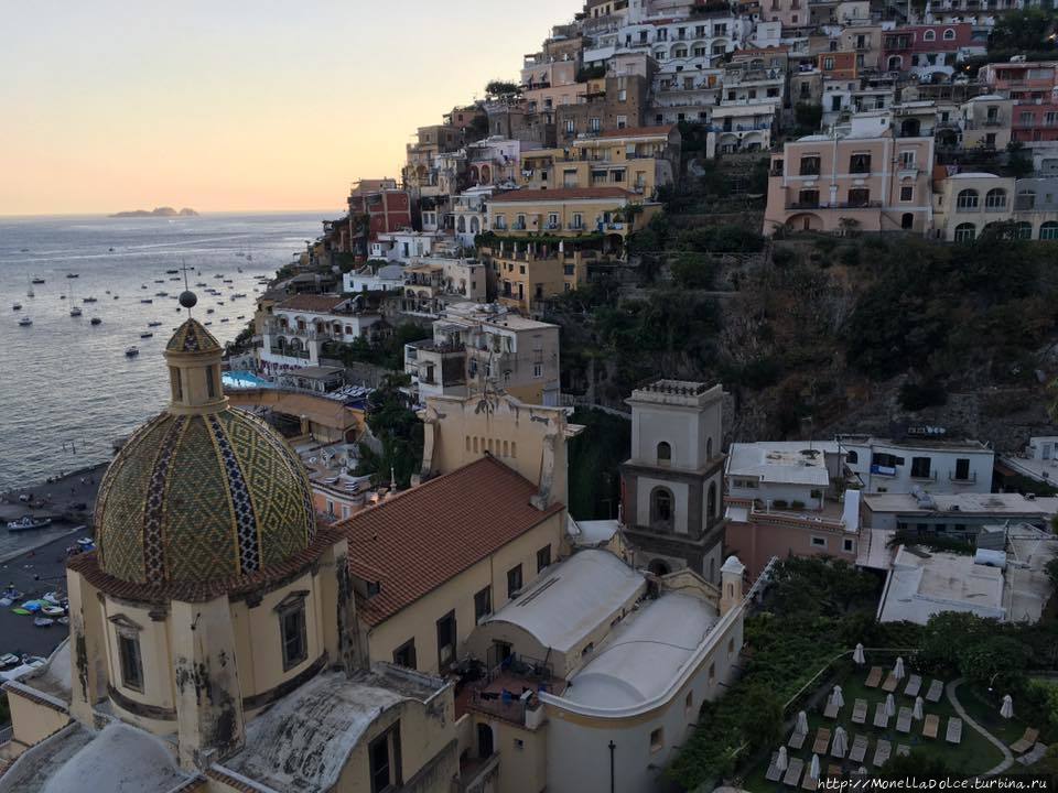 Костиэра Амалфитана: панорама comune Positano Позитано, Италия