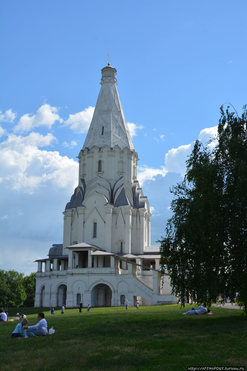 Краса России. Храм Вознесения Господня в Коломенском Москва и Московская область, Россия