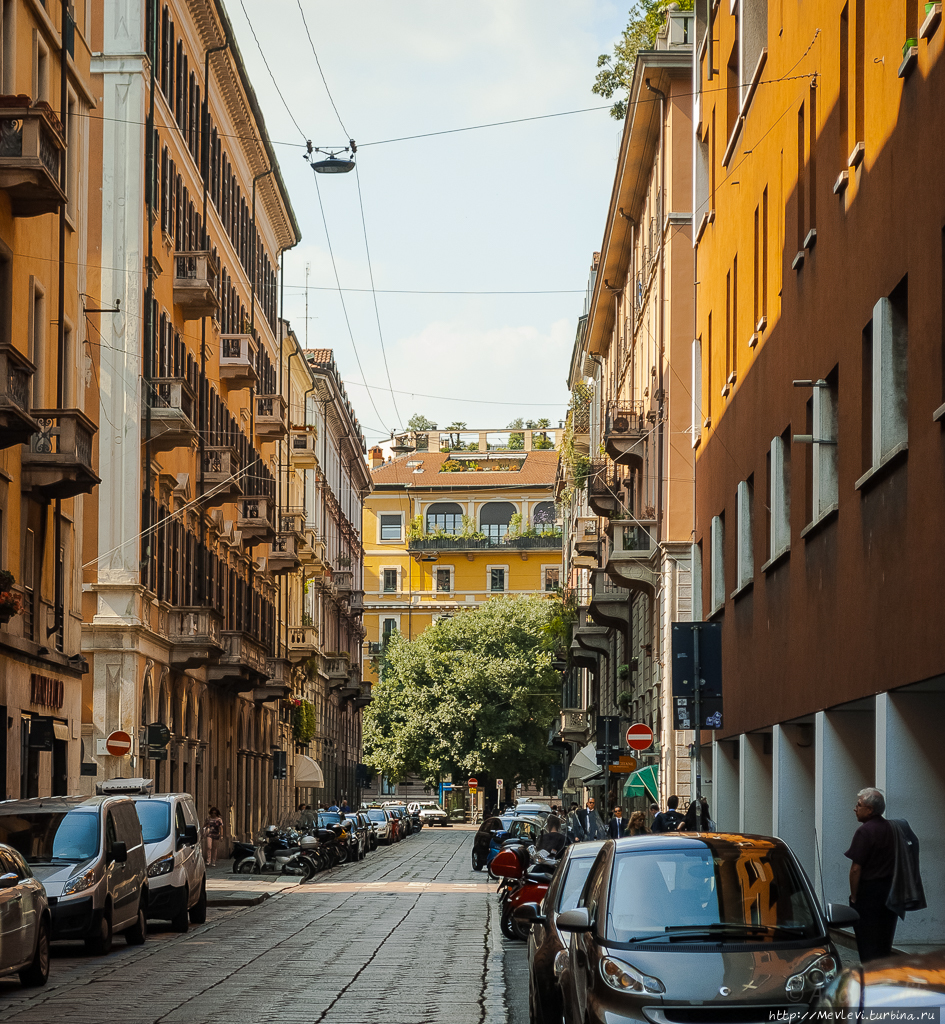 Квартал Брера. Milano brera Милан, Италия