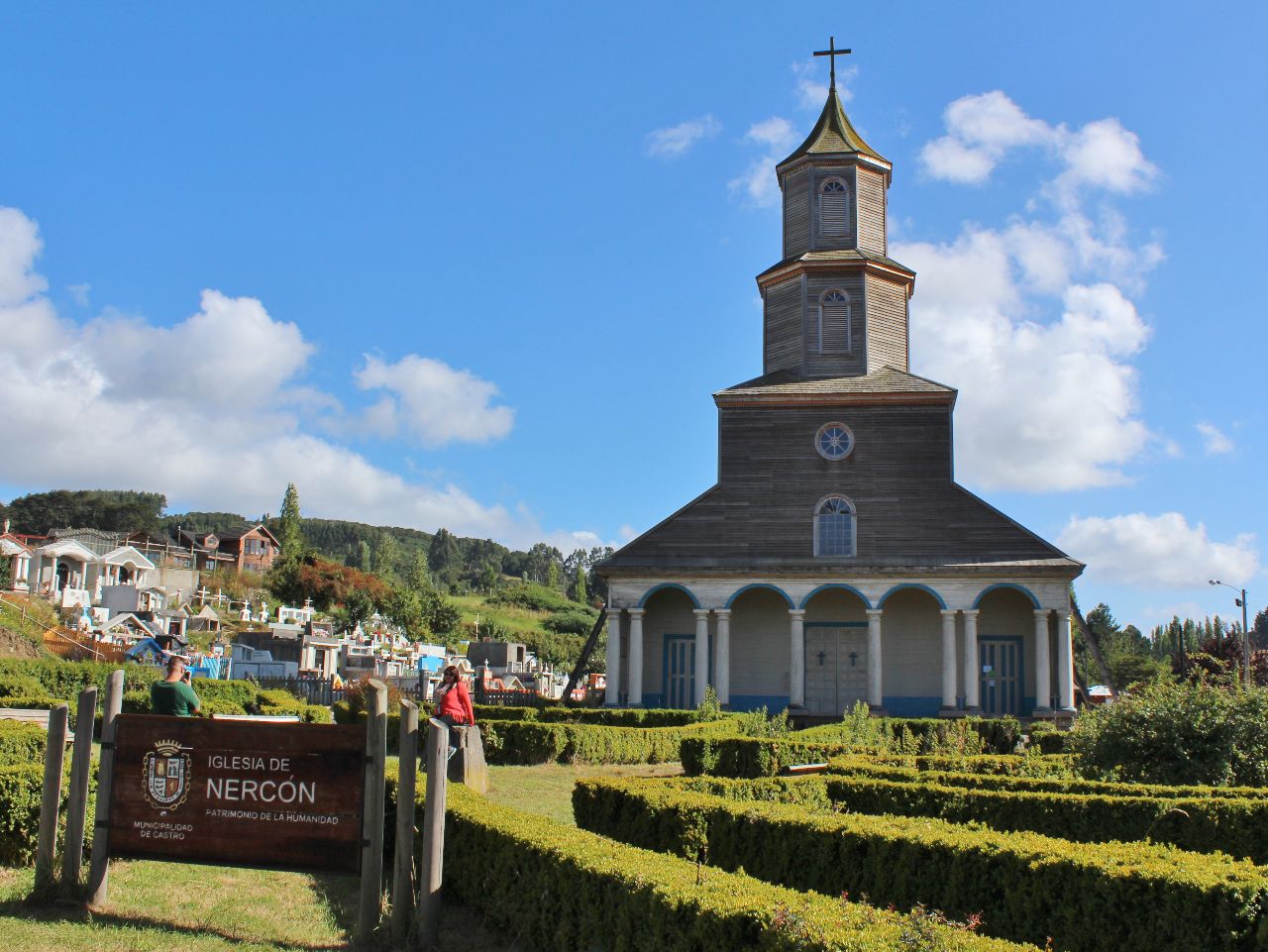 Церковь Благословенной Богоматери в посёлке Неркон Кастро, Чили