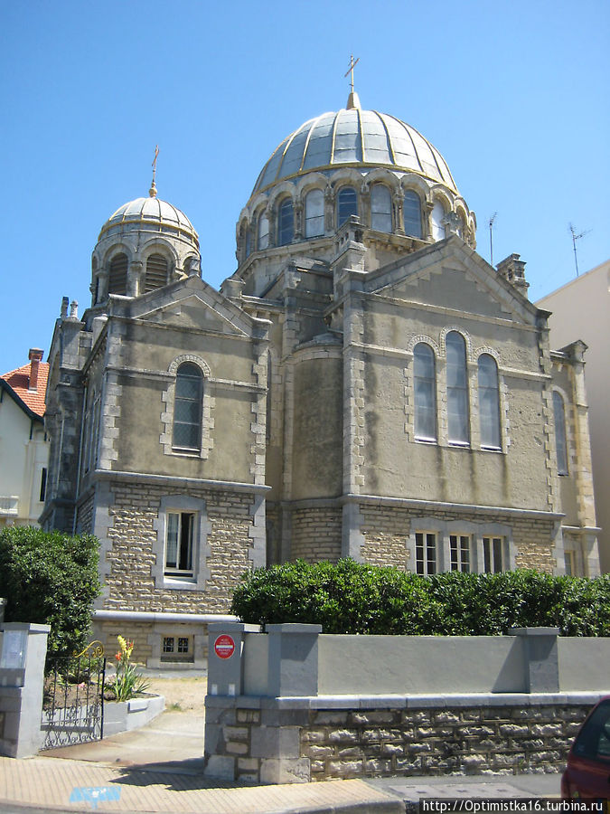 Церковь Александра Невского Биарриц, Франция