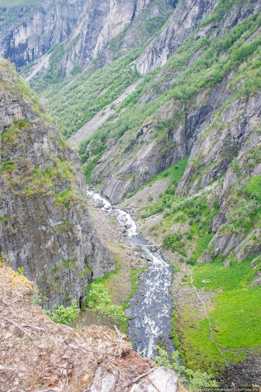 Самый высокий водопад Норвегии Вёрингсфоссен, Норвегия