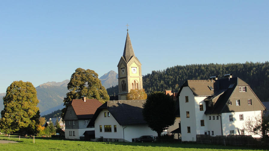 Кирха — центр сельского мирка Рамзау-ам-Дахштайн, Австрия