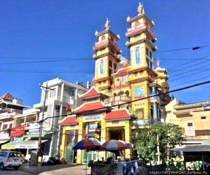 Храм Каодай Остров Фу Куок, Вьетнам