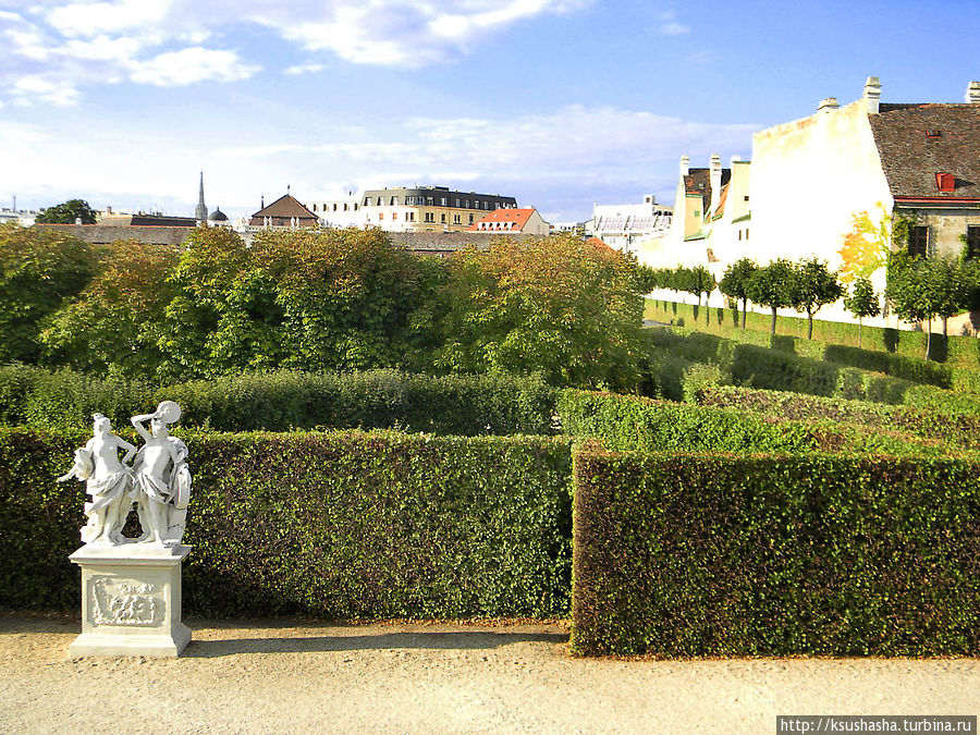 Бельведер и его чудесный сад Вена, Австрия