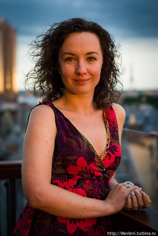 Летний закат в Риге Рига, Латвия