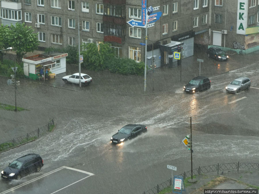 23 июля город накрыло циклоном Красноярск, Россия