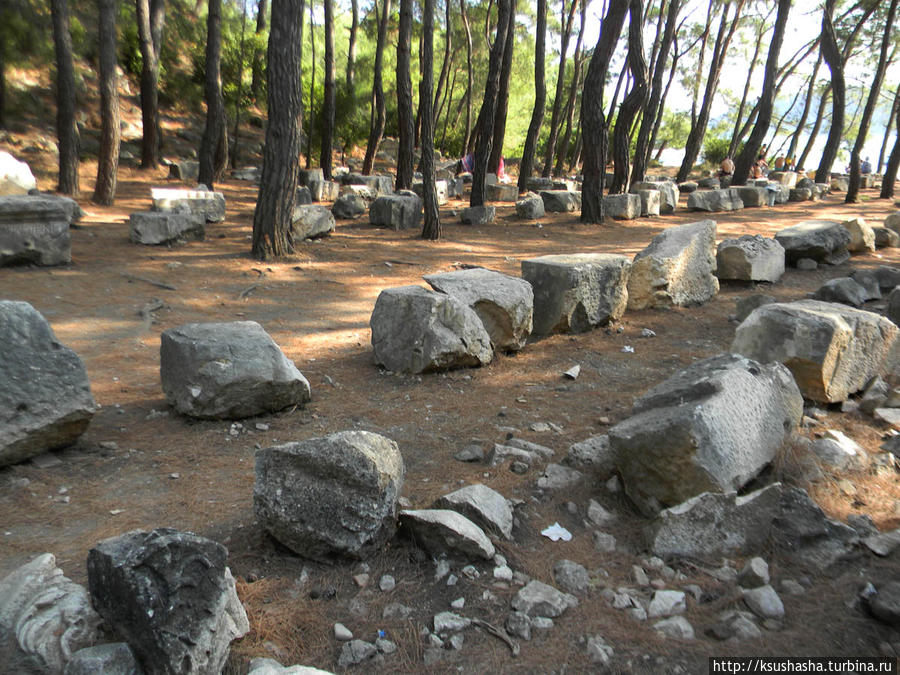 Фаселис — искупаться в античности Фаселис, Турция