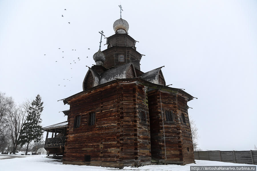 Преображенская церковь из села Козлятьево. Суздаль, Россия