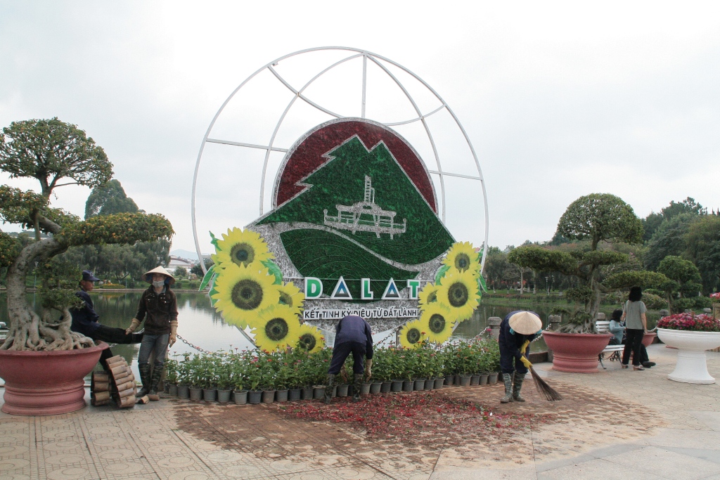 Парк цветов в Далате. Вьетнам