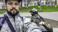 алматинский путешественник Андрей Алмазов и Йошкин кот