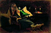 И.Е.Репин.Смерть Федора Васильевича Чижова (1877)