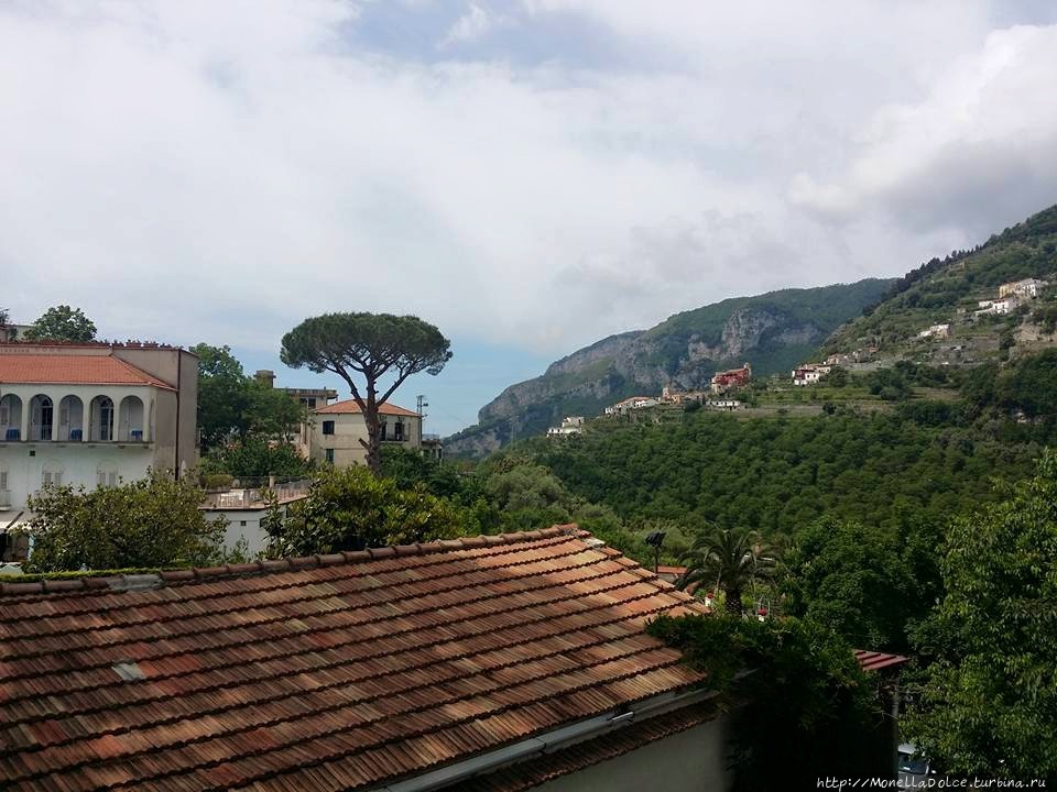 Ravello: villa Rufolo в августе Равелло, Италия