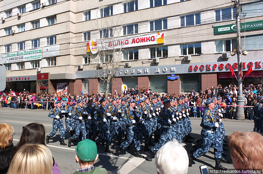 И у нас 9 Мая был военный парад. Но я на него не успел.... Красноярск, Россия