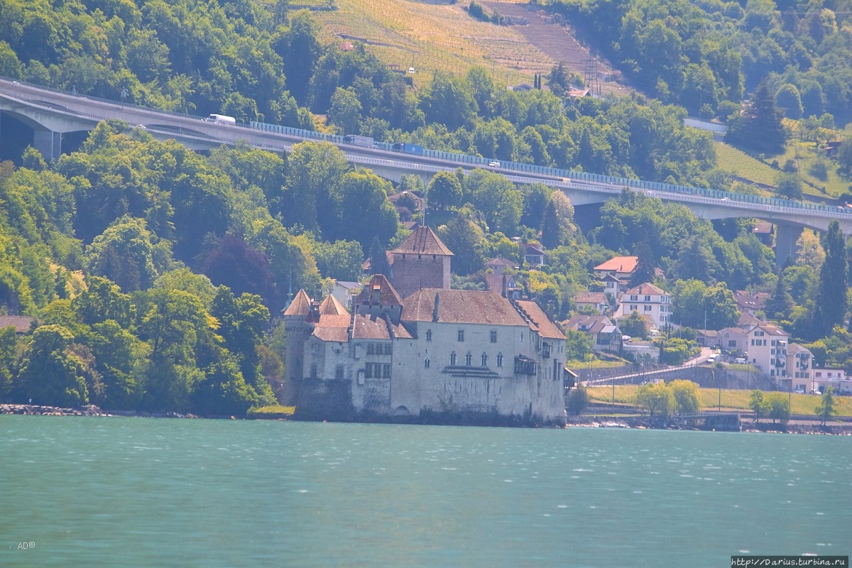 Монтре — Шильонский замок Монтрё, Швейцария