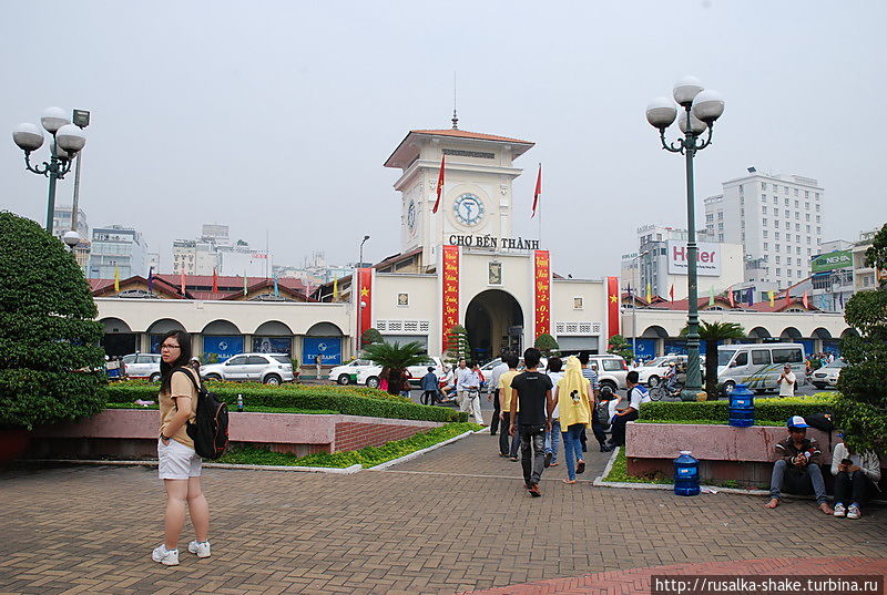 Самый крупный рынок Вьетнама Хошимин, Вьетнам