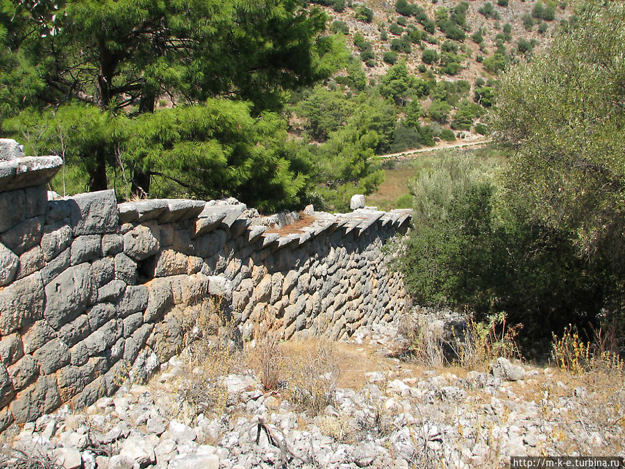 Ступеньки на стенах Эгейский регион, Турция
