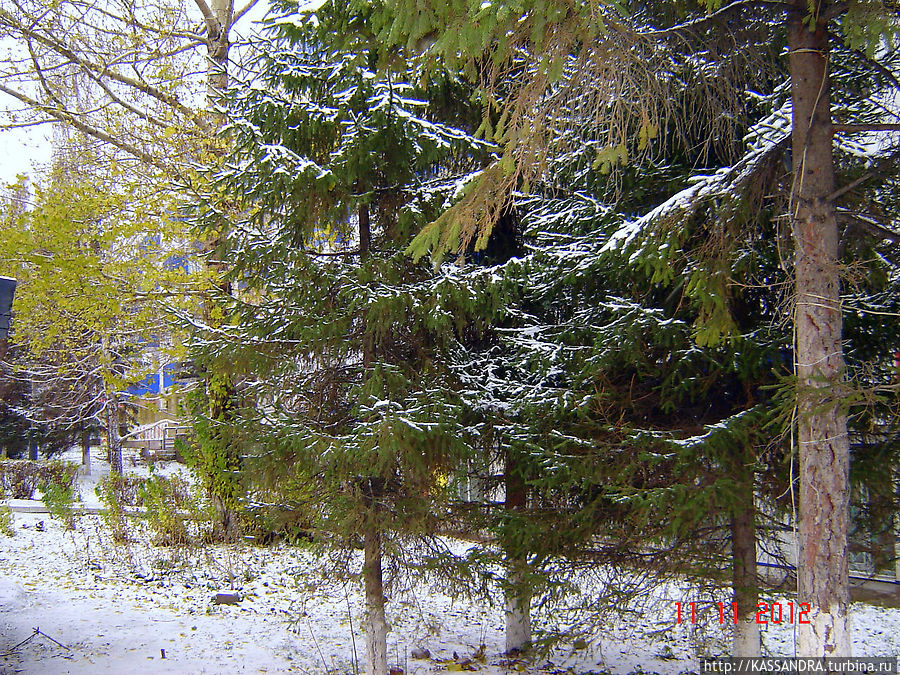 А снег идет... Уфа, Россия