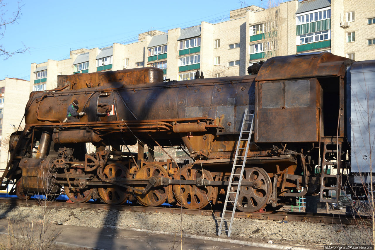 Сквер  железнодорожников / The railroad square