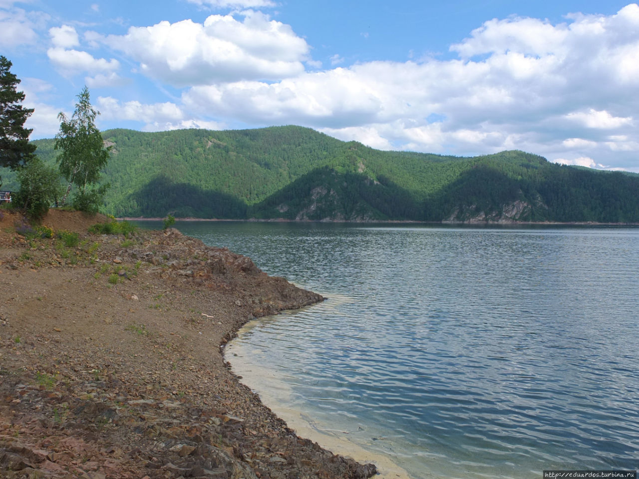 А это уже Красноярское водохранилище или наше море ))) Дивногорск, Россия