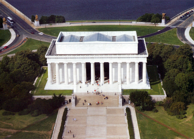Мемориал Линкольна (скан из книги) Вашингтон, CША