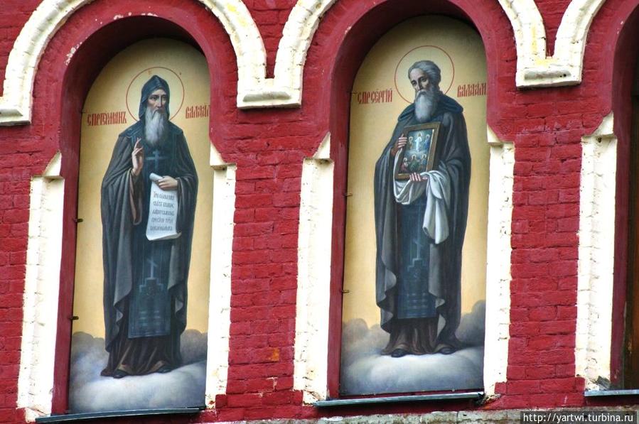 Фрагменты церкви Старая Ладога, Россия