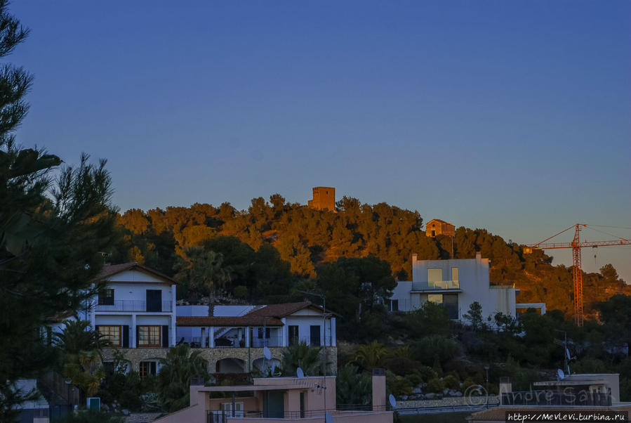 На закате Ситжес, Испания