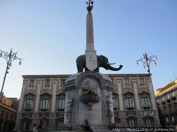 Путешествие в историческом центре Catania(июнь 2020)