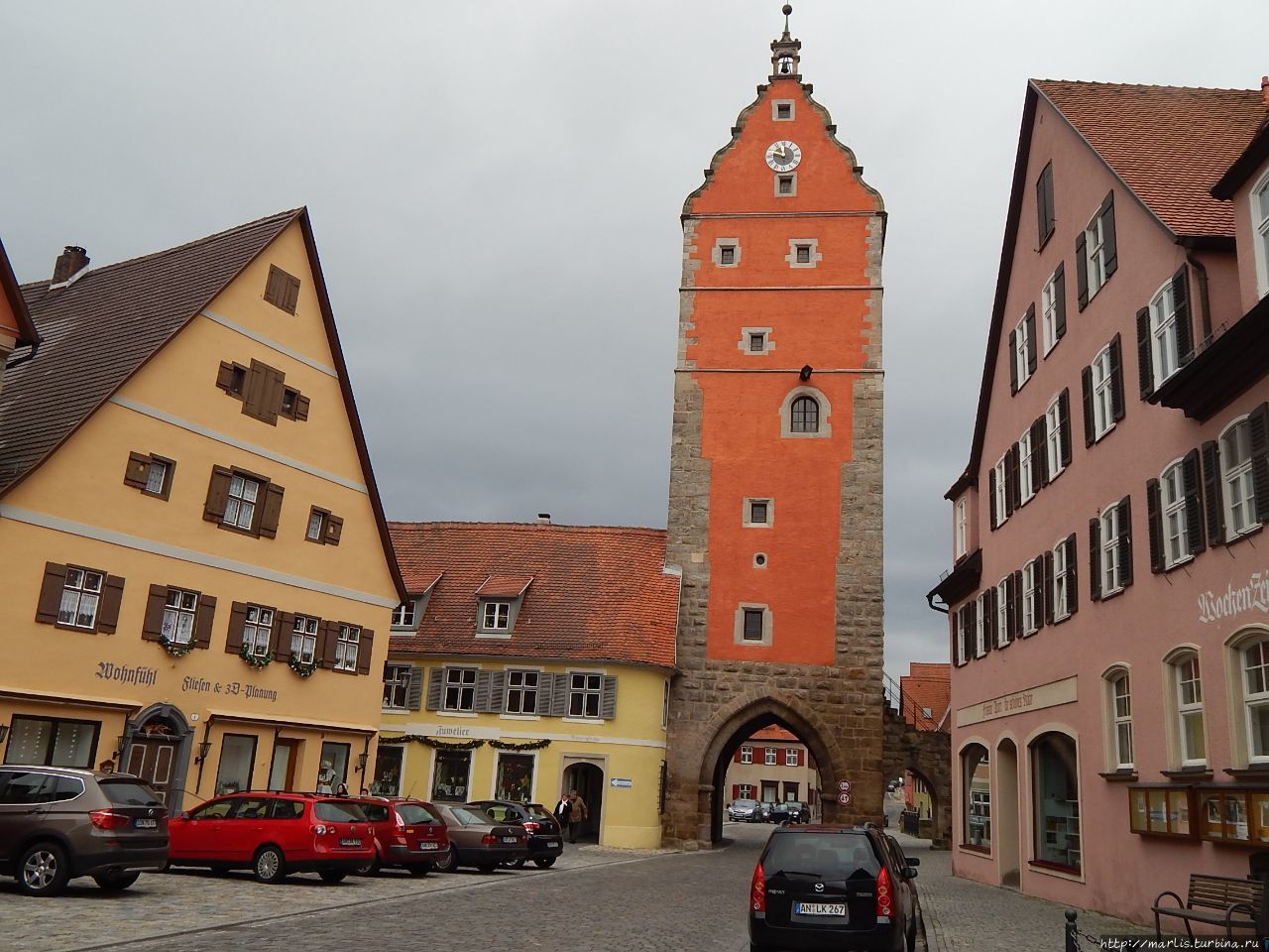 Вёрницкие ворота, 14 век, колокола -16 век. Динкельсбюль, Германия