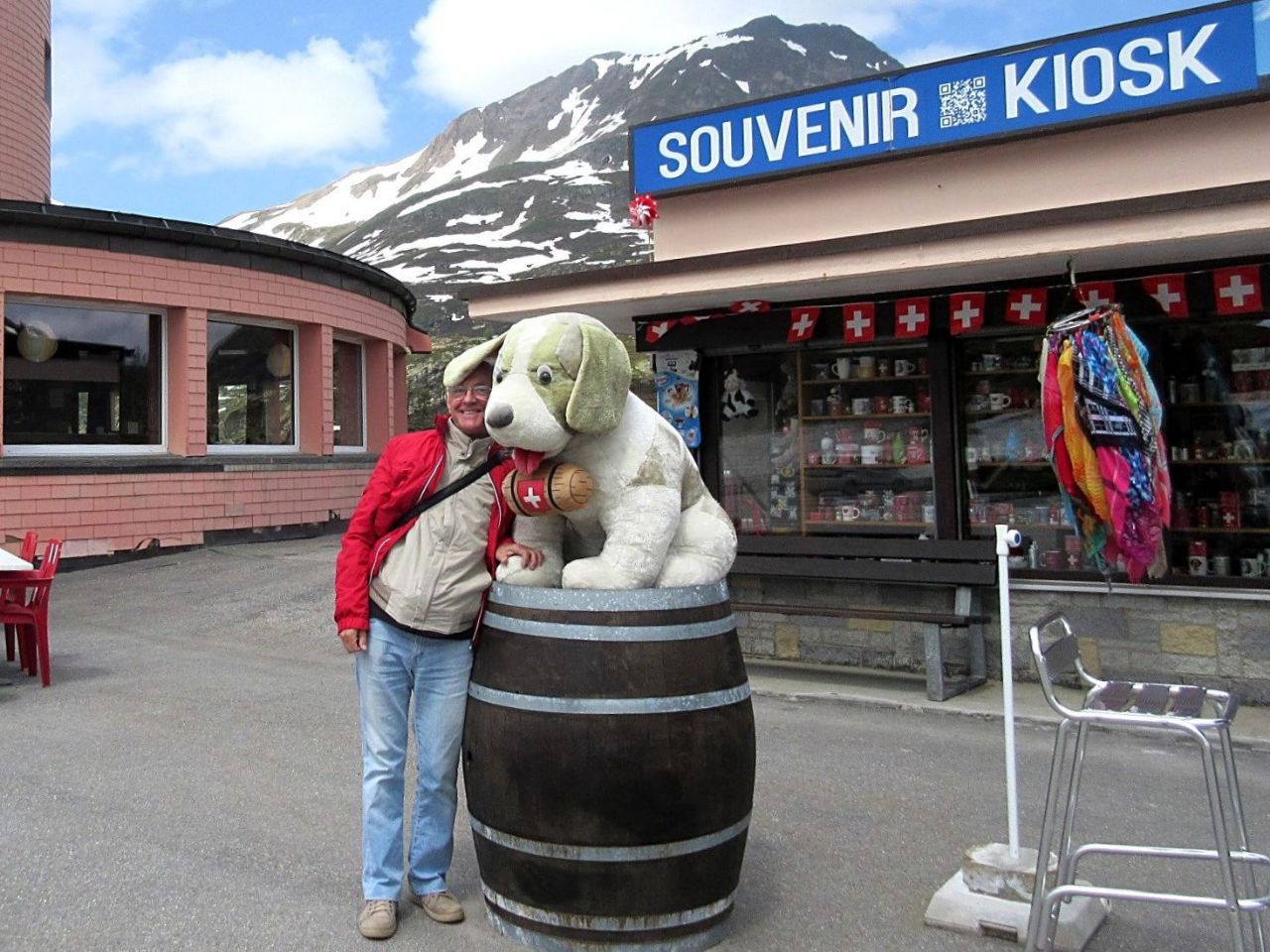 Сенбернар на Симплоне Кантон Вале, Швейцария