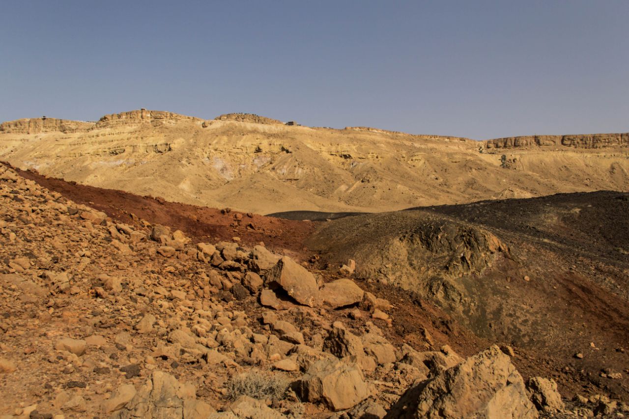 Кратер Рамон в пустыне Негев Israel