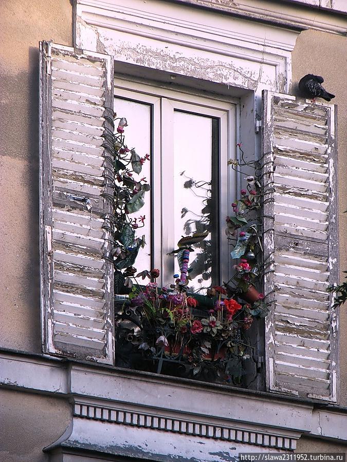 Окна Монмартра Париж, Франция