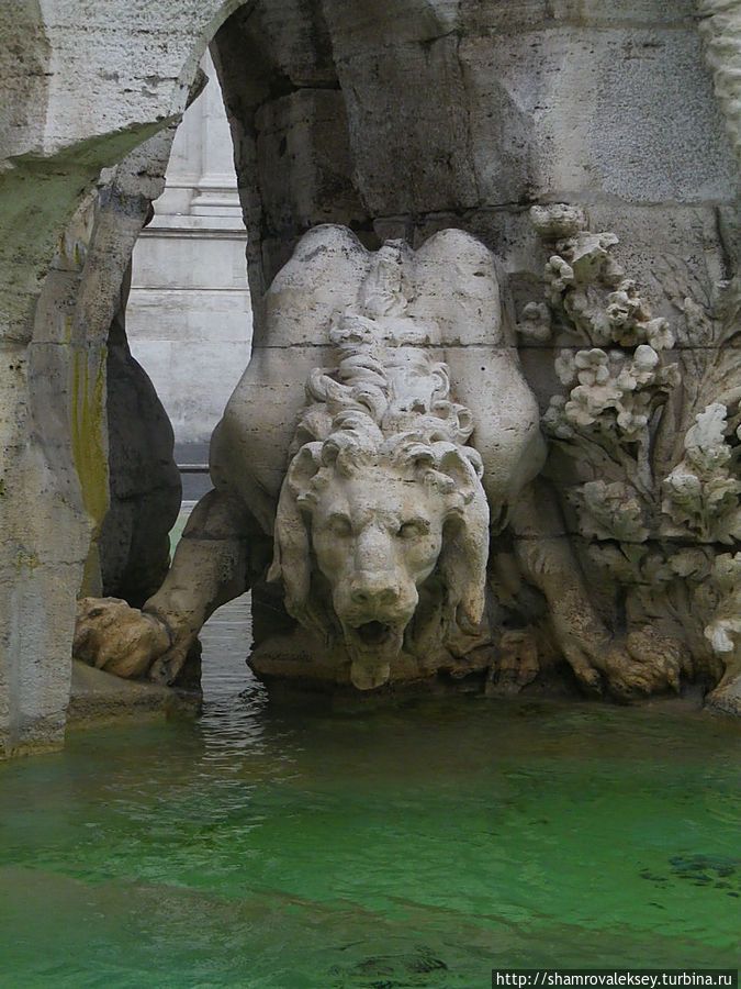 Площадь Навона и её фонтаны Рим, Италия