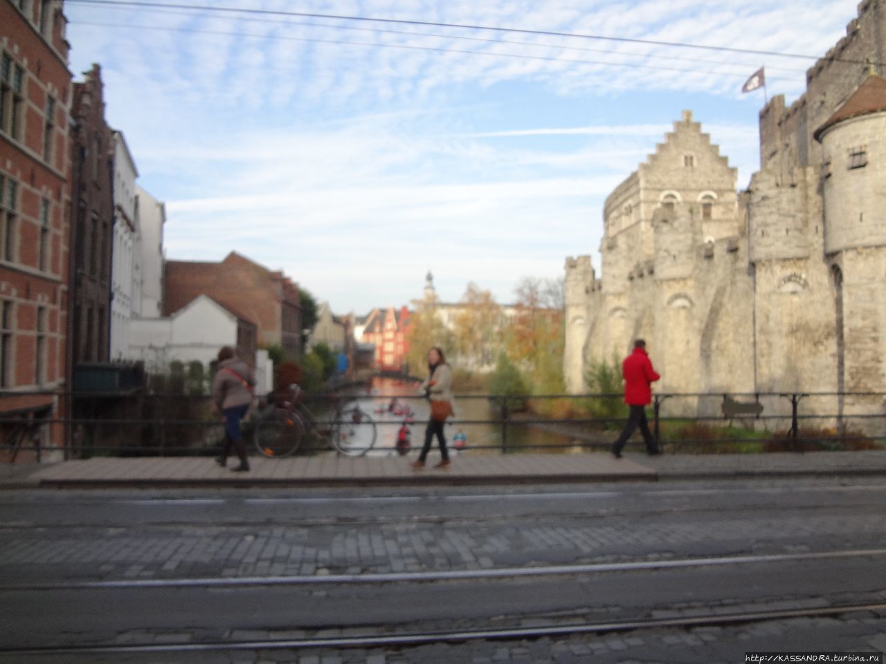 История Фландрии. Замок Гравенстен в Генте Гент, Бельгия
