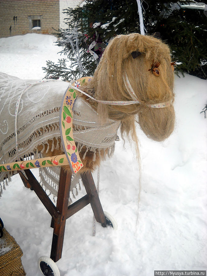 Льняная лошадка — очень симпатичный символ Гаврилов-Ямского района (страны ямщика и льняной сторонки) Гаврилов-Ям, Россия