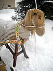 Льняная лошадка — очень симпатичный символ Гаврилов-Ямского района (страны ямщика и льняной сторонки)