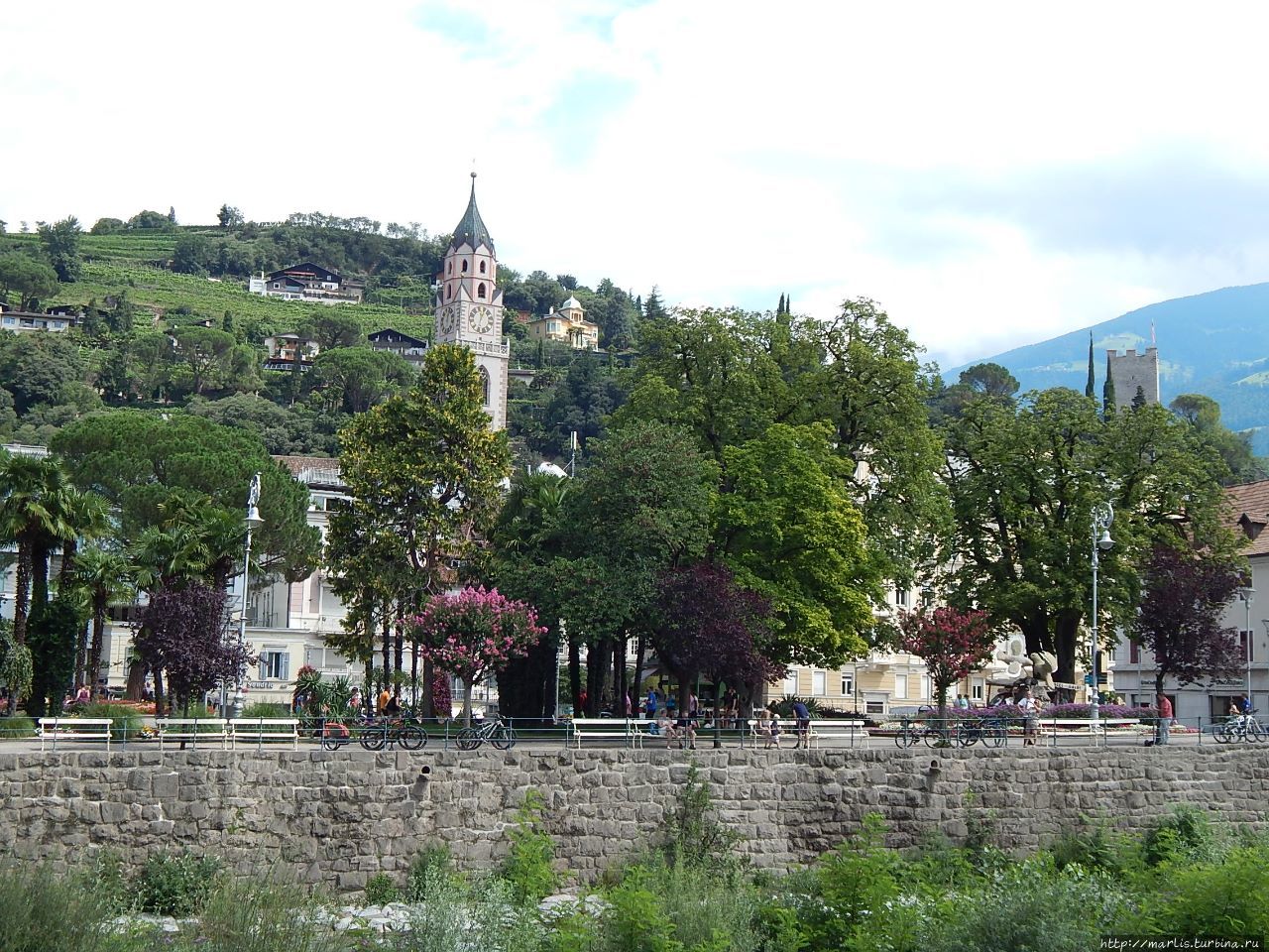 Короткая прогулка по Меранo Мерано, Италия