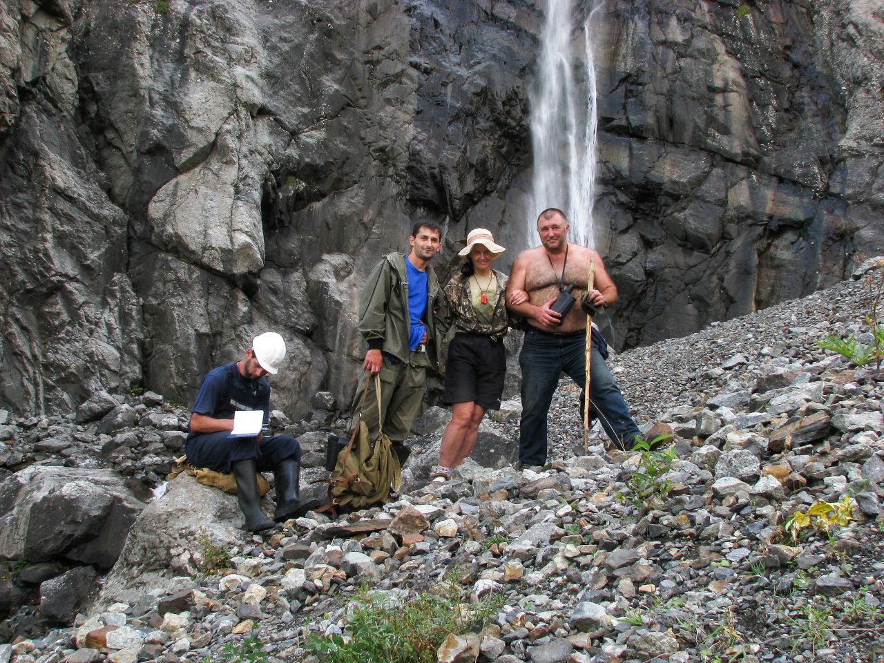 Мидаграбинские водопады. Геологи Мидаграбинские водопады, Россия