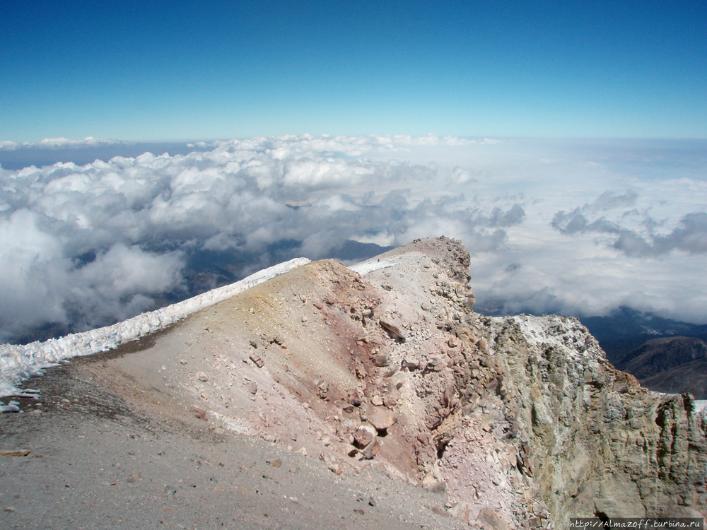 Самый высокий вулкан Северной Америки и высшая точка Мексики Вулкан Орисаба (5636м) Национальный парк, Мексика