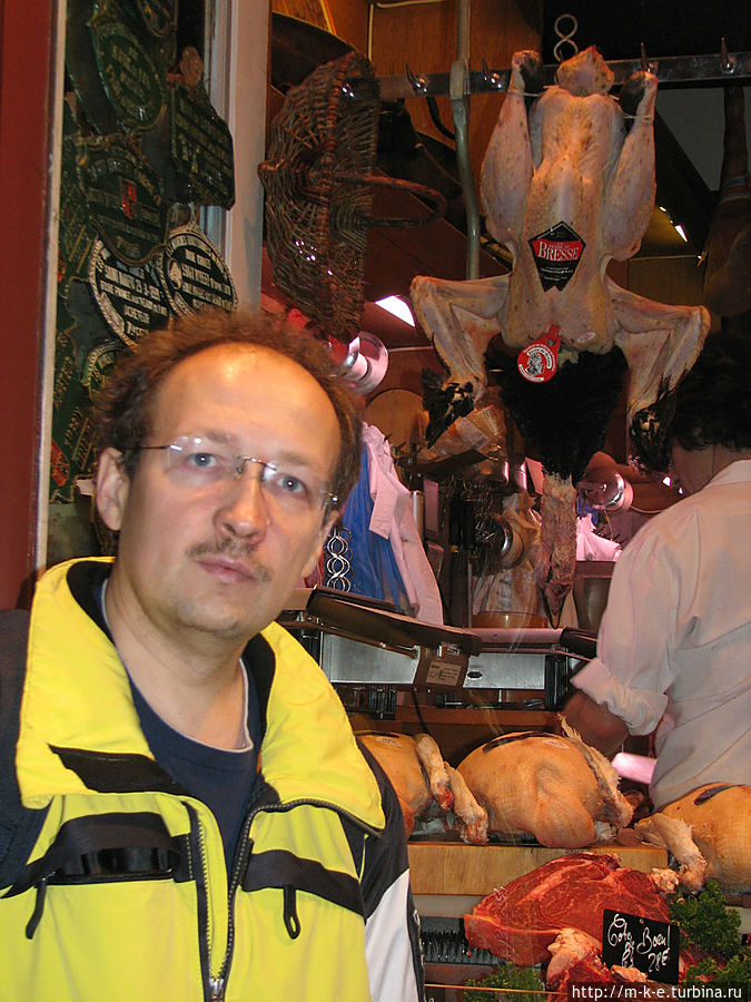 Курочки в Парижских магазинах