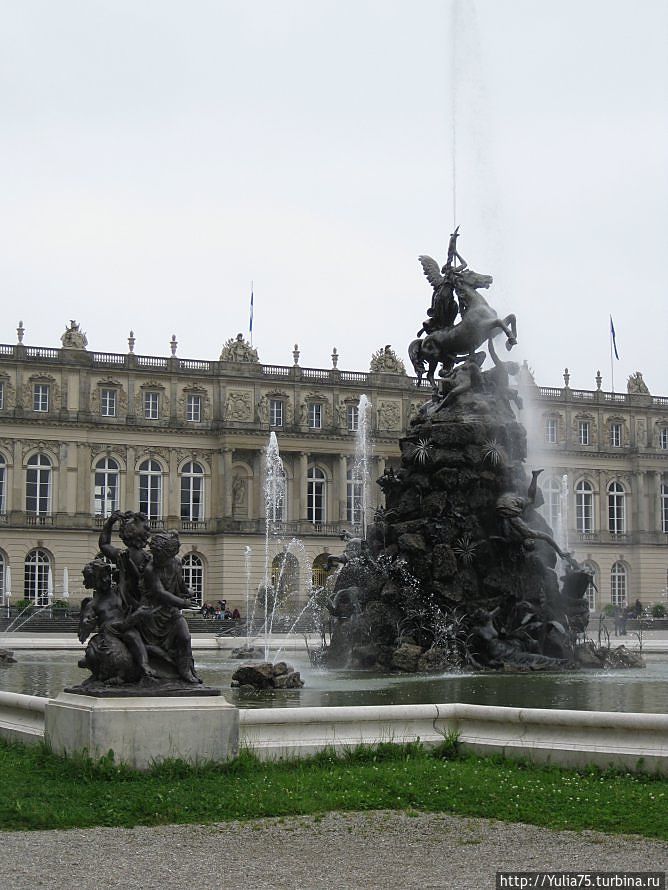 фонтаны дворца Земля Бавария, Германия