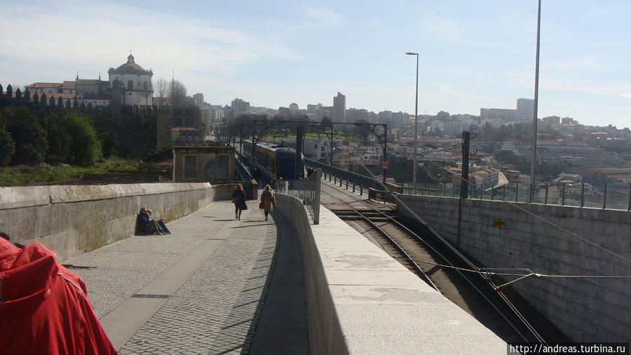Выезд на мост Луиша 1 Порту, Португалия