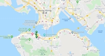 старый аэропорт находился там где стоит на карте черная точка рядом с Cowloon Bay