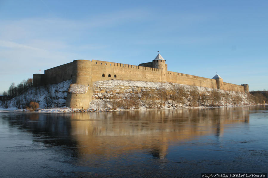 Ивангородская крепость зимой