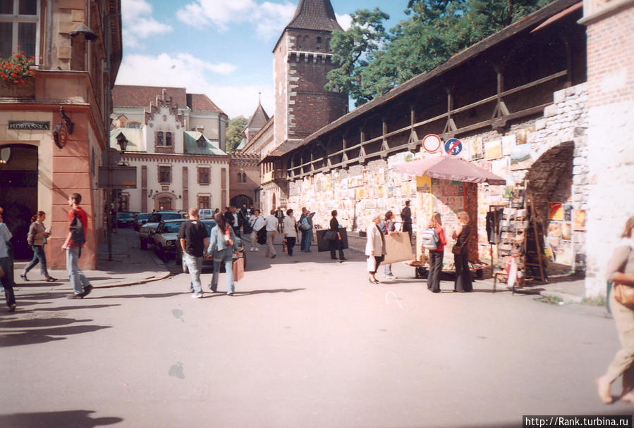 Вернисаж у Брамы Флоряньской Краков, Польша